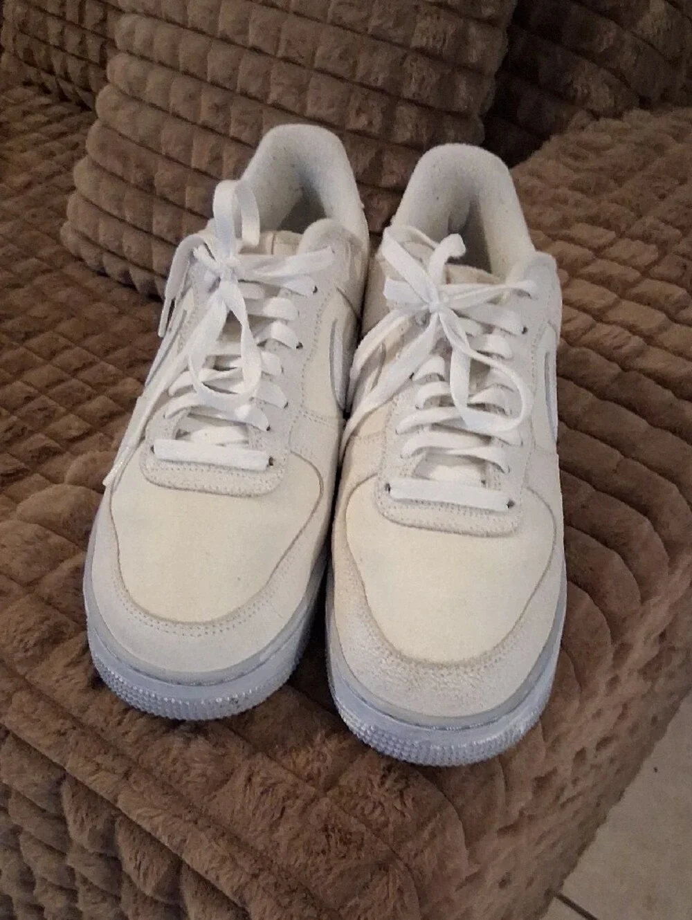 Nike White Low-Top Swoosh Sneakers